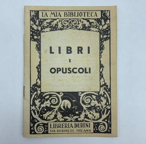 Libri e opuscoli. Libreria Durini, Milano